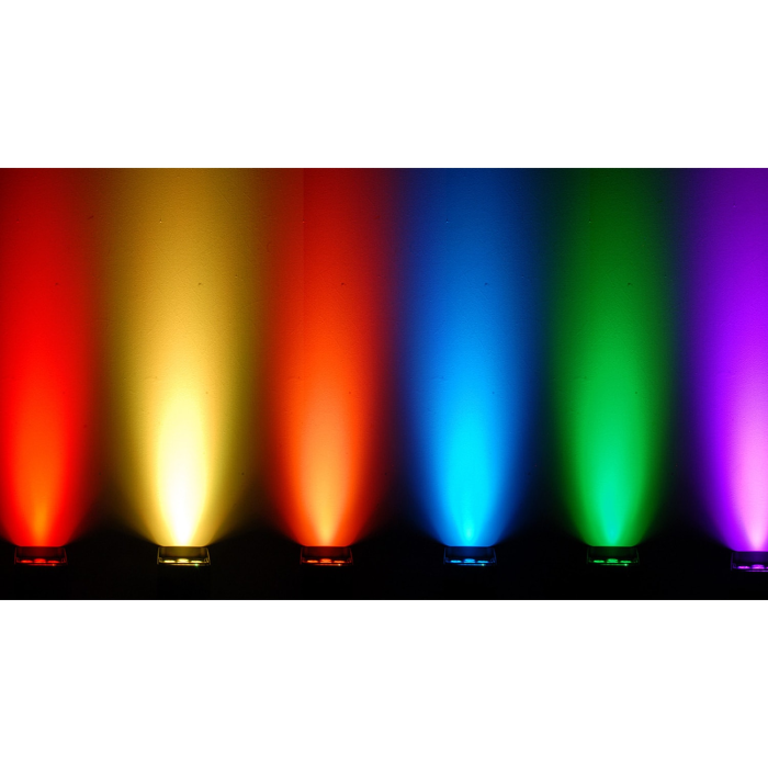 Accu LED spots - set 6 stuks - met afstandsbediening