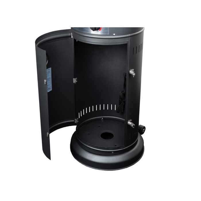 Terrasheater Flame Heater Round mat zwart