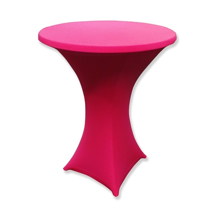 Statafel met rok roze
