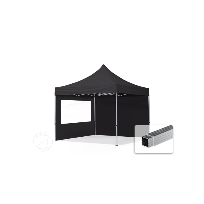 Easy up tent 3×3 meter - zwart