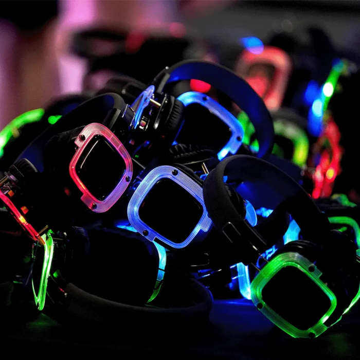 Silent Disco pakket - 15 koptelefoon - 1 zender