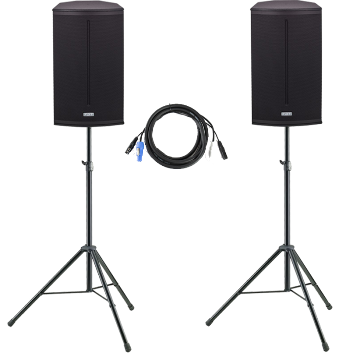 Speakerset 2: 2x 12 inch - tot circa 100 personen