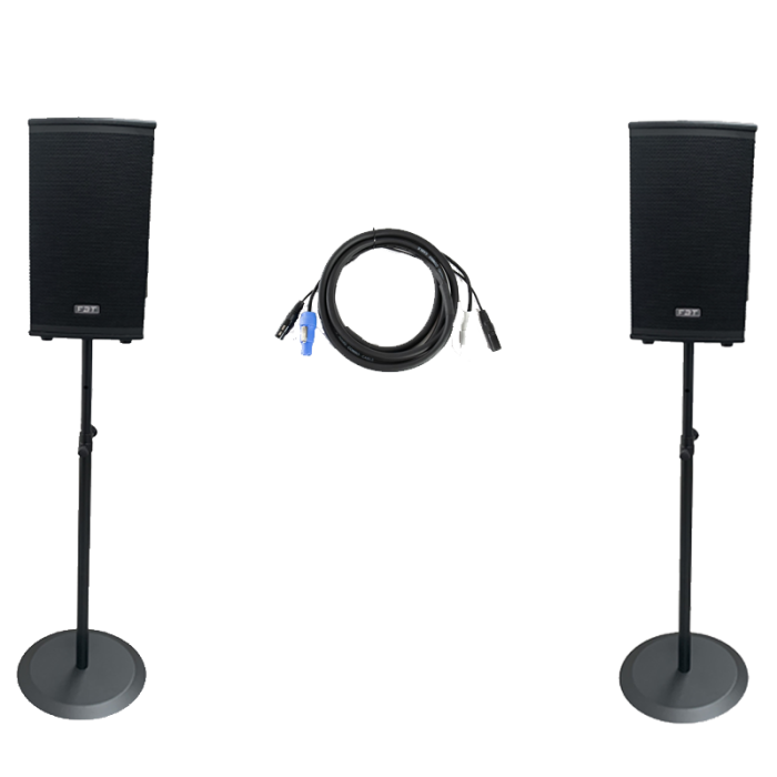 Speakerset 1: 2x 8 inch - tot circa 50 personen