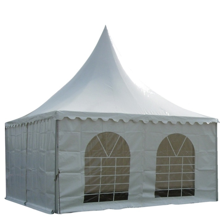Pagodetent 3 x 3 meter - wit