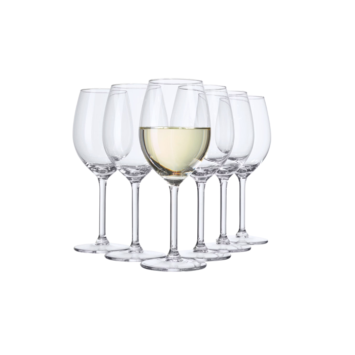 Wijnglazen 32cl (witte wijn) – krat 25 stuks