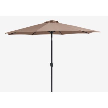 Parasol cappuccino Ø3m - inclusief voet