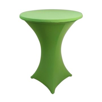 Statafel met rok lichtgroen