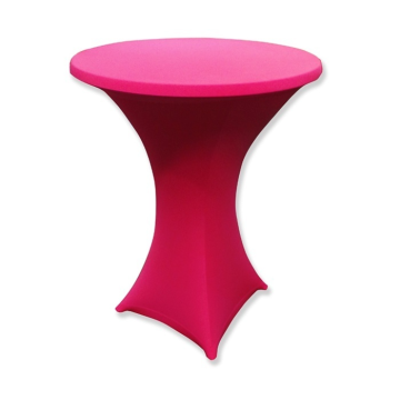Statafel met rok roze