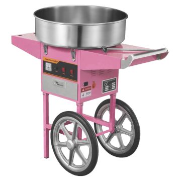 Suikerspinmachine op kar 