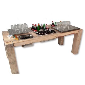 Drankentafel steigerhout