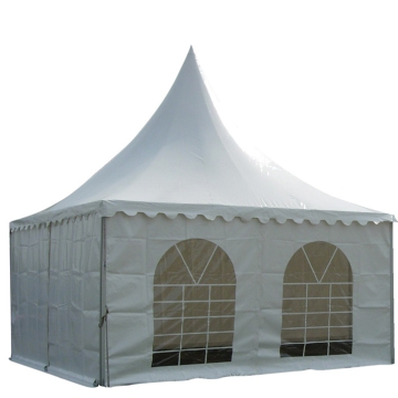 Pagodetent 3 x 3 meter - wit