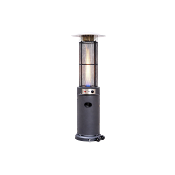 Terrasheater Flame Heater Round mat zwart