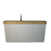 Barombouw wit / hout - 2,1m afbeelding
